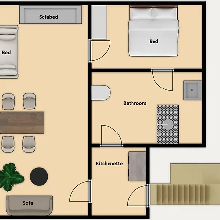 Townhouse דירה אודנזה